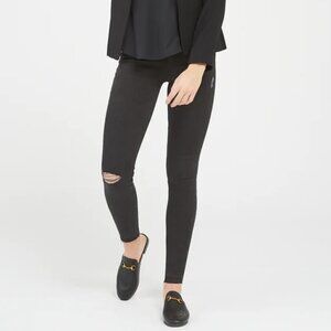 Spanx Vintage Distressed Ankle Skinny Jeans